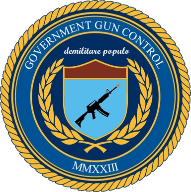 Government Gun Control crest